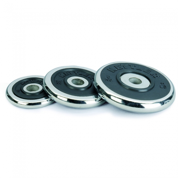 Kettler Halterschijven Chroom-rubber 1x15 kg 07371-650 07371-650